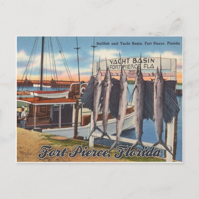 Fort Pierce Florida Postcard (Front)