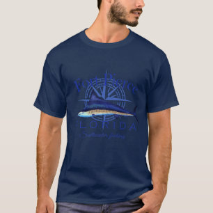 Fort Pierce Florida Sailfish Billfish Saltwater Fi T-Shirt