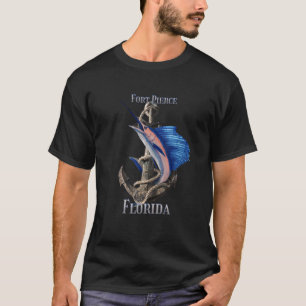 Fort Pierce Florida Swordfish Marlin Ocean Fishing T-Shirt