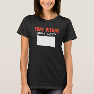 Fort Pierre South Dakota USA State America Travel T-Shirt