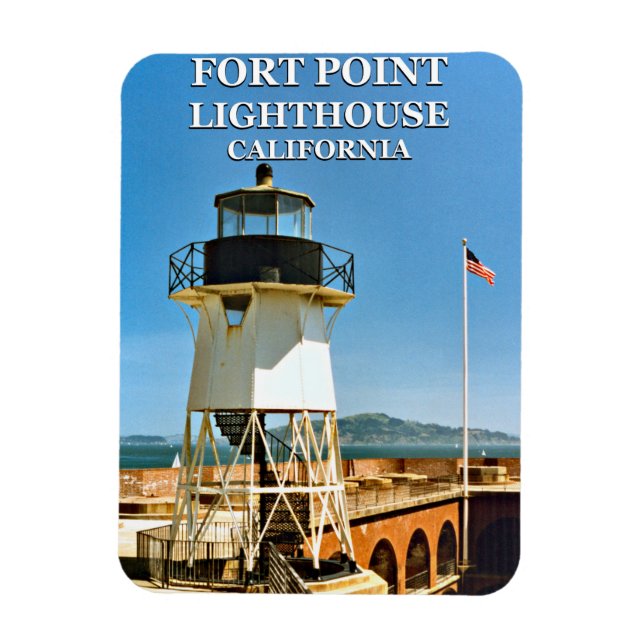 Fort Point Lighthouse, California Flex Magnet (Vertical)