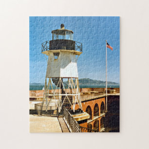 Fort Point Lighthouse, California Jigsaw Puzzle