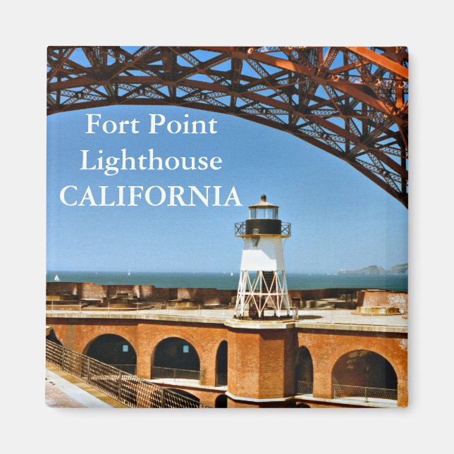 Fort Point Lighthouse, California Magnet (Front)