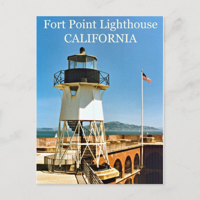 Fort Point Lighthouse, California Postcard (Front)