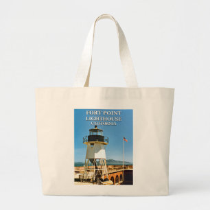 Fort Point Lighthouse, California Tote Bag