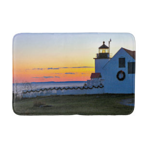 Fort Point Lighthouse, Maine Bath Mat