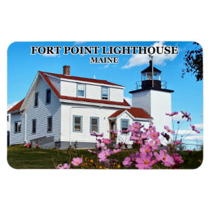 Fort Point Lighthouse, Maine Flexi Magnet