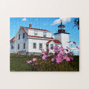 Fort Point Lighthouse, Maine Jigsaw Puzzle