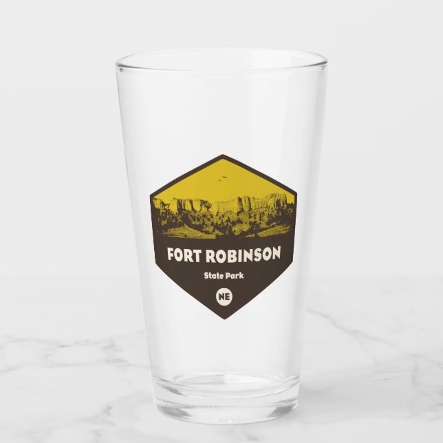 Fort Robinson State Park Nebraska Glass (Front)
