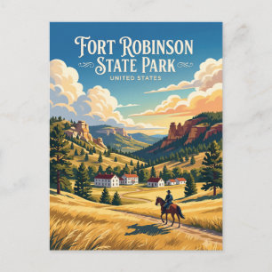 Fort Robinson State Park Nebraska Postcard