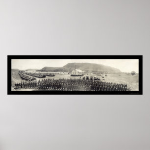 Fort Sam Houston Officer Photo 1919 Poster