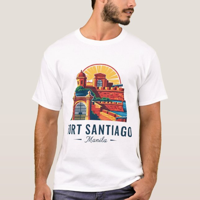 FORT SANTIAGO MANILA T-Shirt (Front)