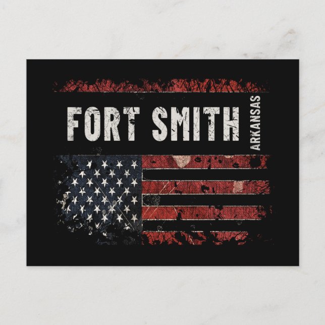 Fort Smith Arkansas Postcard (Front)