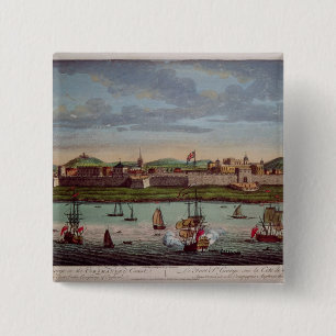 Fort St. George, Coromandel Coast, India 15 Cm Square Badge