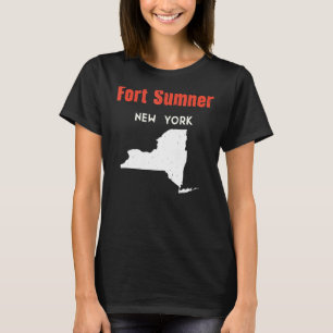 Fort Sumner New York Usa State America Travel New T-Shirt