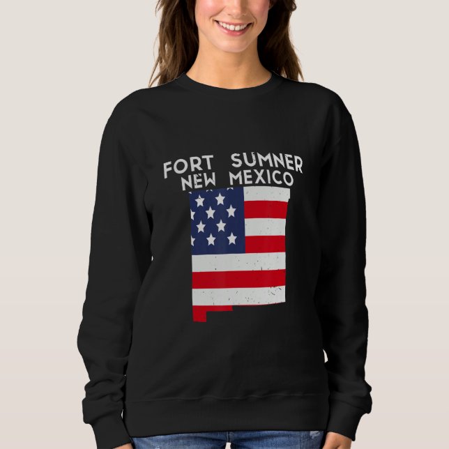 FORT SUMNER USA State America Travel New Mexican N Sweatshirt (Front)