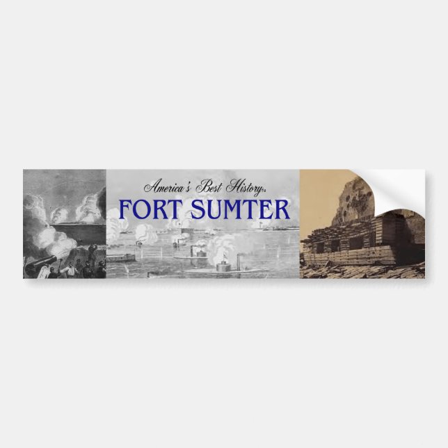 Fort Sumter Bumper Sticker (Front)