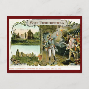 Fort Ticonderoga, Ethan Allen NY 1907 Vintage Postcard