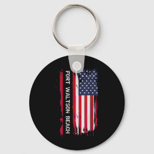 Fort Walton Beach City  Key Ring
