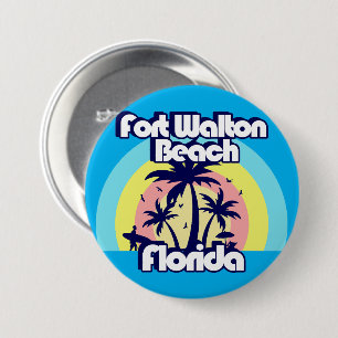 Fort Walton Beach Florida 7.5 Cm Round Badge