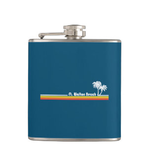 Fort Walton Beach Florida Hip Flask