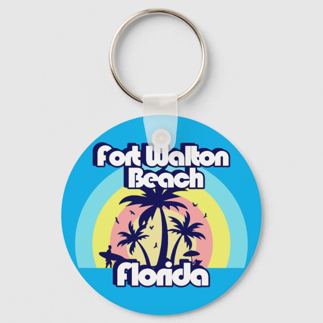 Fort Walton Beach Florida Key Ring (Front)