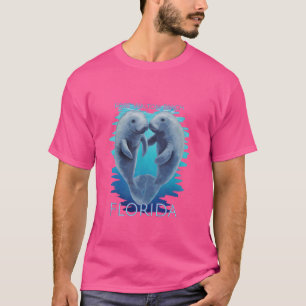 Fort Walton Beach Florida Vacation Cute Manatees S T-Shirt