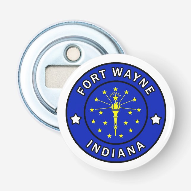 Fort Wayne Indiana Bottle Opener (Front)