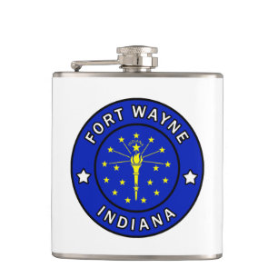 Fort Wayne Indiana Hip Flask
