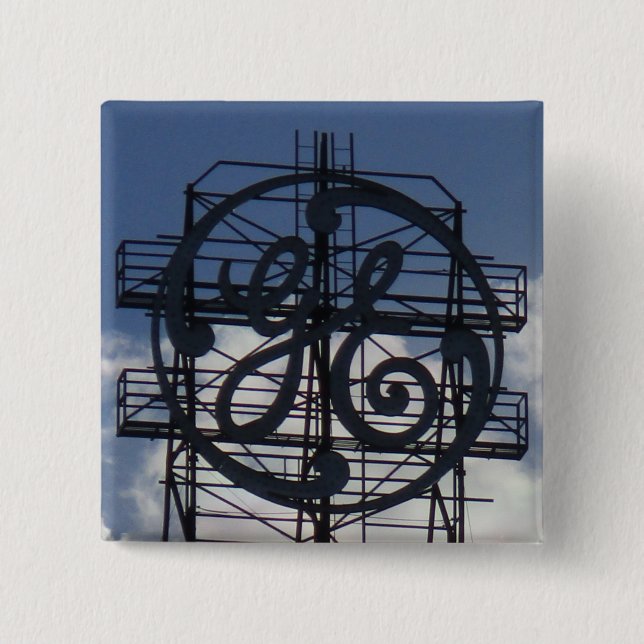 Fort Wayne's Iconic GE Sign Button (Front)