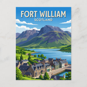 Fort William Scotland Postcard