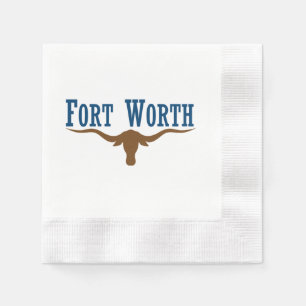 Fort Worth city flag Napkin