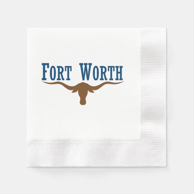 Fort Worth city flag Napkin (Front)