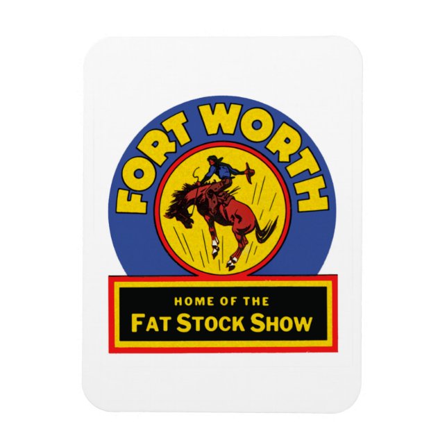 Fort Worth Fat Stock Show Magnet (Vertical)