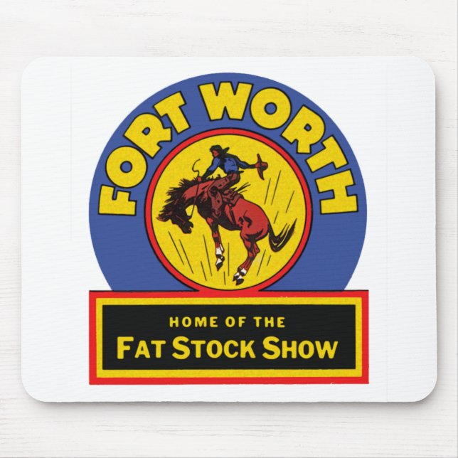 Fort Worth Fat Stock Show Mouse Pad (Front)