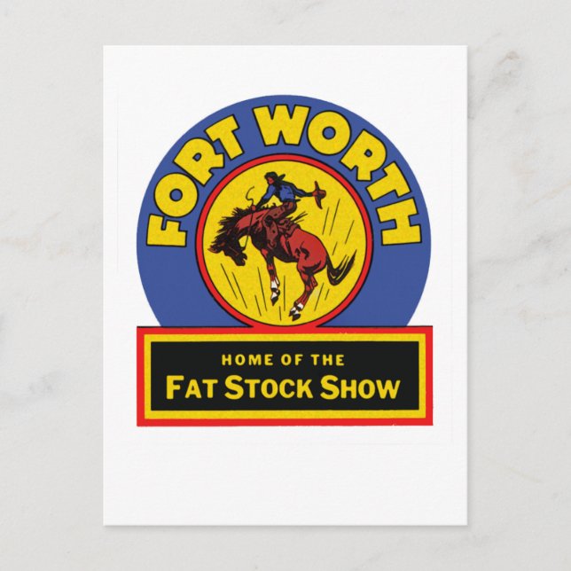 Fort Worth Fat Stock Show Postcard (Front)