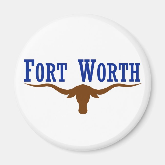 Fort Worth Flag Magnet (Front)