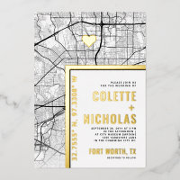 Fort Worth Love Locator | City Themed Wedding