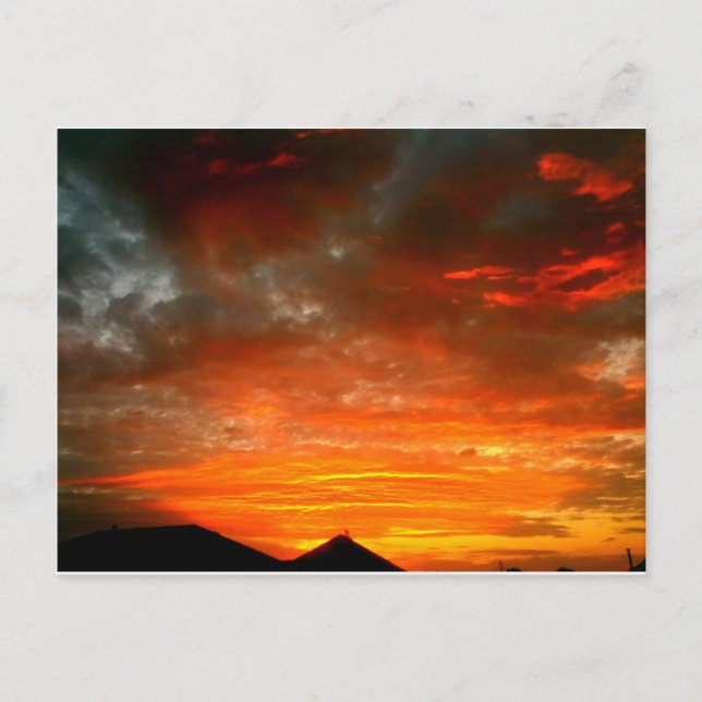 Fort Worth sunset Postcard (Front)