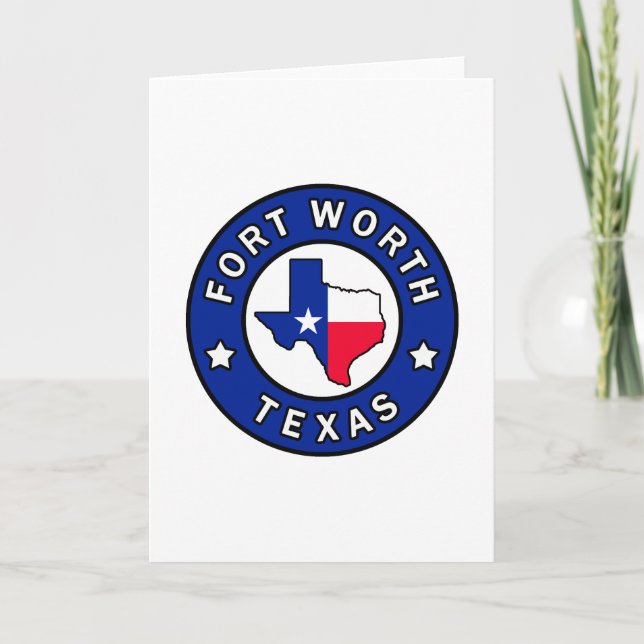 Fort Worth Texas Card (Front)