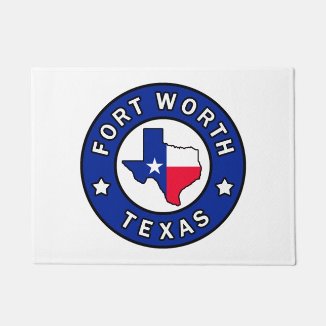 Fort Worth Texas Doormat (Front)