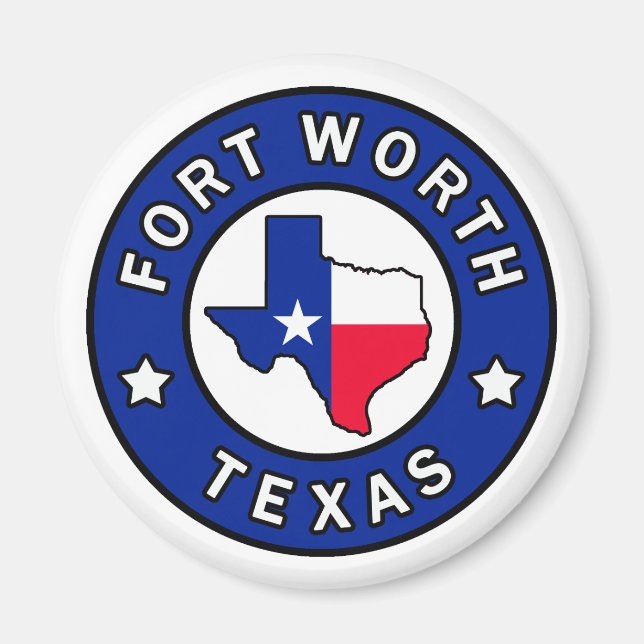 Fort Worth Texas Magnet (Front)