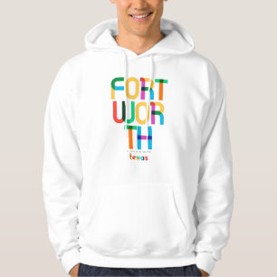 Fort Worth Texas Mid Century, Pop Art, Hoodie