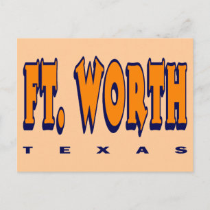 FORT WORTH, TEXAS POSTCARD