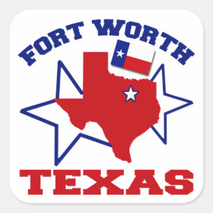 Fort Worth, Texas Square Sticker