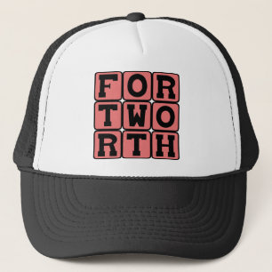 Fort Worth, Texas United States Trucker Hat
