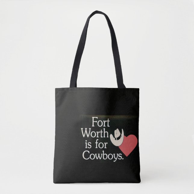 Fort Worth TX  Cowboy  Tote Bag (Front)