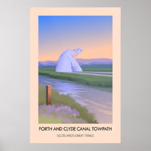 Forth and Clyde Canal Towpath Scotlands Great Poster