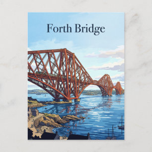 Forth Bridge United Kingdom Postcard