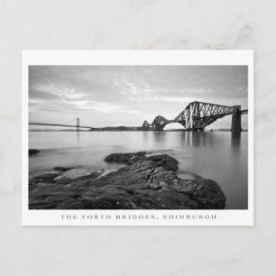 Forth Bridges Poster Postcard